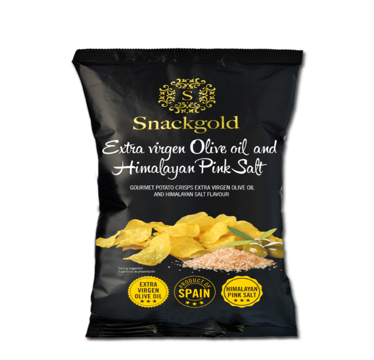 Spanske Gourmet chips m. Himalaya salt