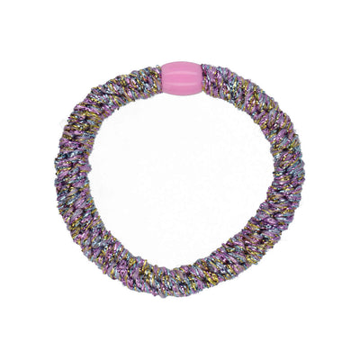 Elastik i glitter purple rainbow fra Bystær