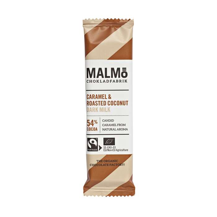 Malmö Chokladfabrik Mbar Karamell & Rostad Kokos 54%